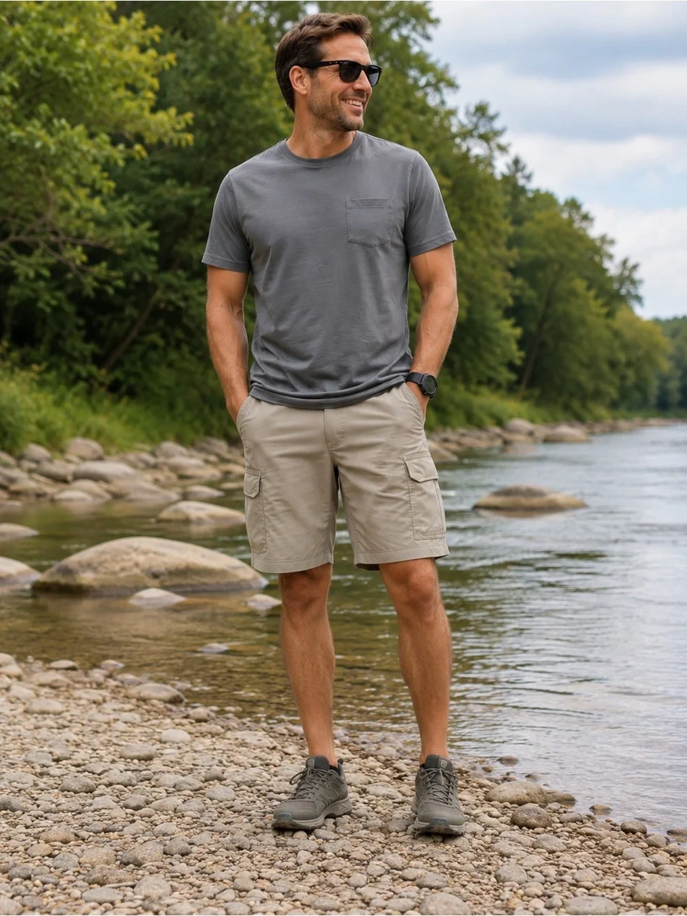 NWT Duluth Trading Co Men’s DuluthFlex DOTF Cargo Shorts Size 38